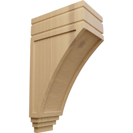 Ekena Millwork 5"W x 7 3/4"D x 14"H Large San Juan Wood Corbel, Cherry CORW05X07X14SJCH